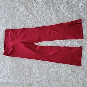 Children's Place Pull On Flare Pants Red Ankle Slits Girls Size 12